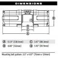 Warn AXON 35-S Synthetic Winch