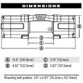 Warn AXON 55-S Synthetic Winch