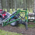 Kellfri Forestry trailer with crane 3.6 m