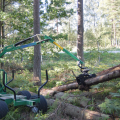 Kellfri Forestry trailer with crane 3.6 m