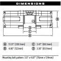 Warn AXON 45RC Synthetic Winch