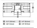 Warn AXON 35-S Synthetic Winch