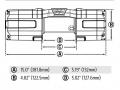 Warn AXON 55-S Synthetic Winch